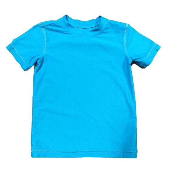Primary Toddler Blue Short Sleeve Rashguard Size 2-3 - Picture 1 of 4